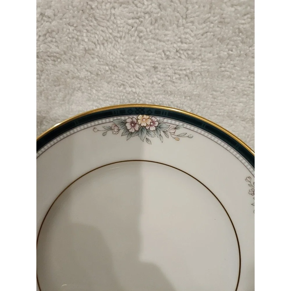 Set Of‎ 6 Vintage Noritake Landon 6 Saucer Plates Japan Porcelain Flower